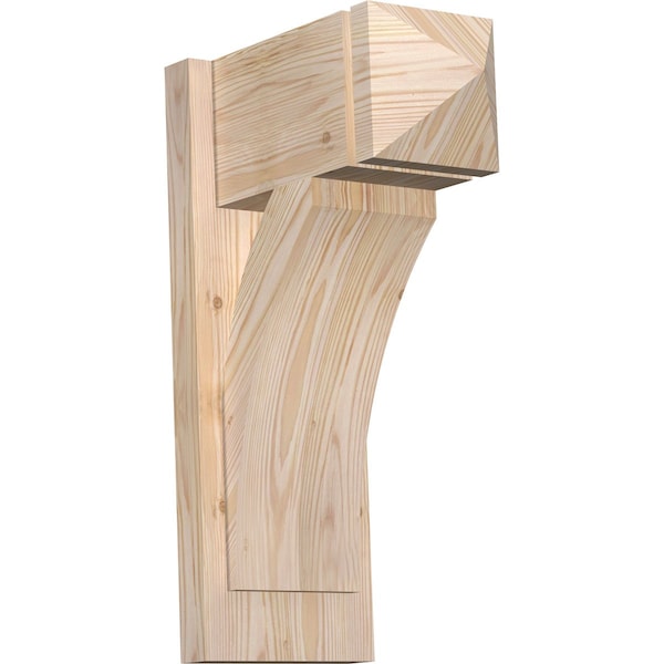 Ekena Millwork Thorton Arts & Crafts Smooth Outlooker, Douglas Fir, 7 1/2"W x 14"D x 22"H OUT08X14X22THR03SDF - main